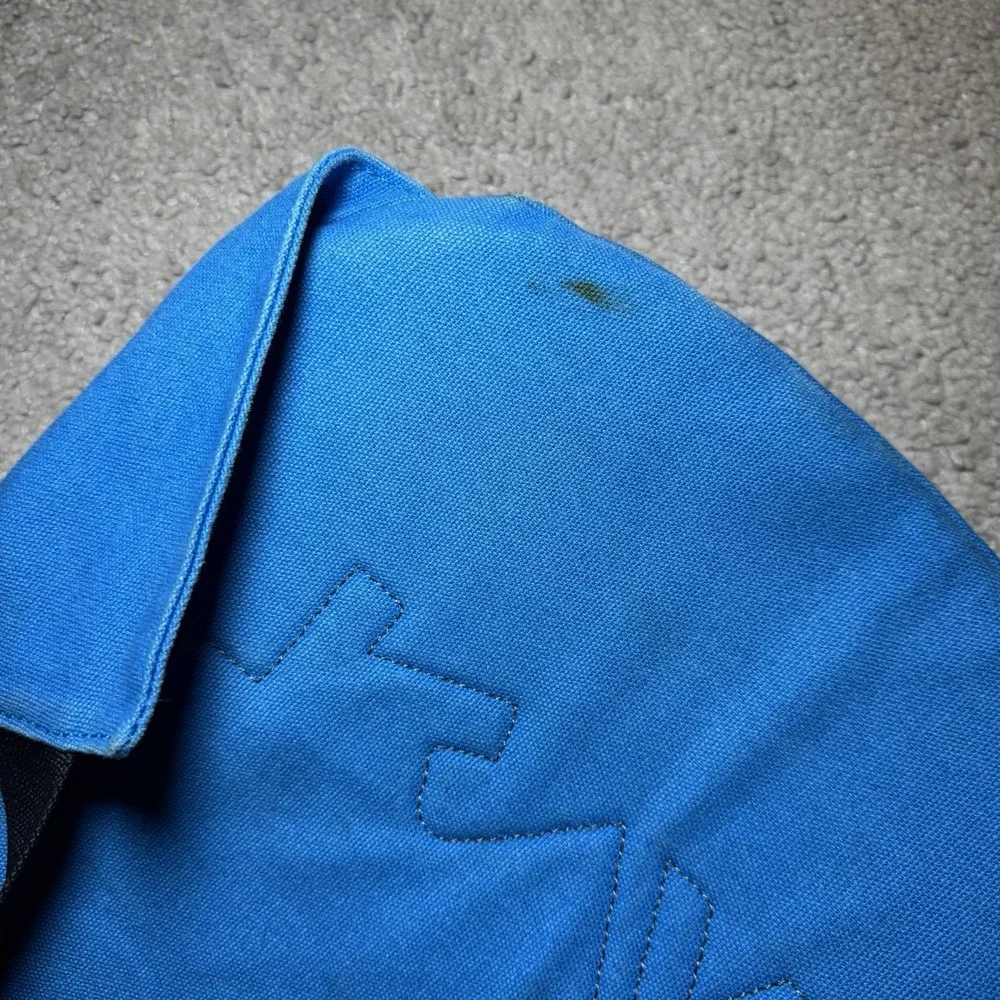 KAVU Rope Sling Backpack Crossbody Bag Blue Outdoor Canvas Hiking - Picture 8 of 10